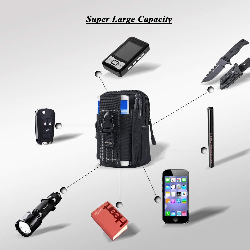Tactical Molle Belt Pouch Mili - Phone Holder 评论和价格