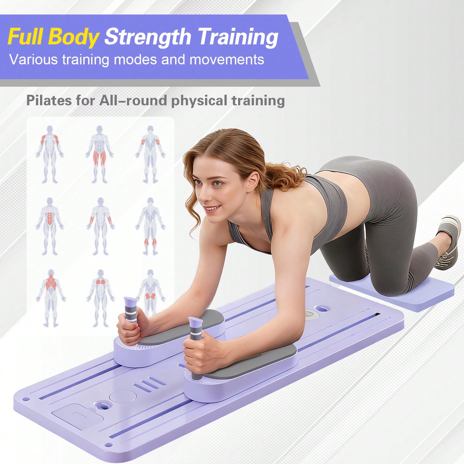 Pilates Reformer With Bar, Pil - Phone Holder 评论和价格