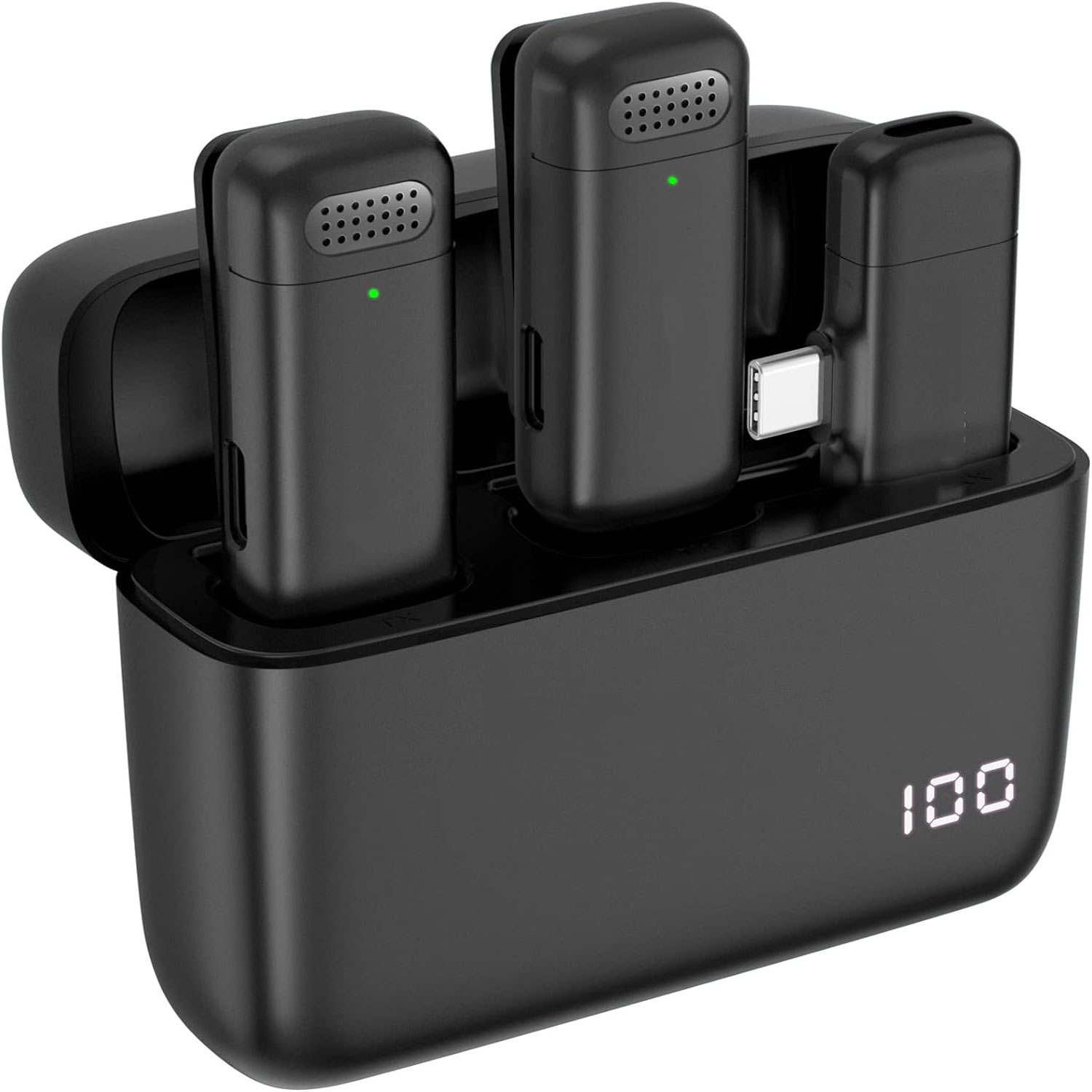 2 Pack Wireless Lapel Micropho - Wireless Charger 评论和价格