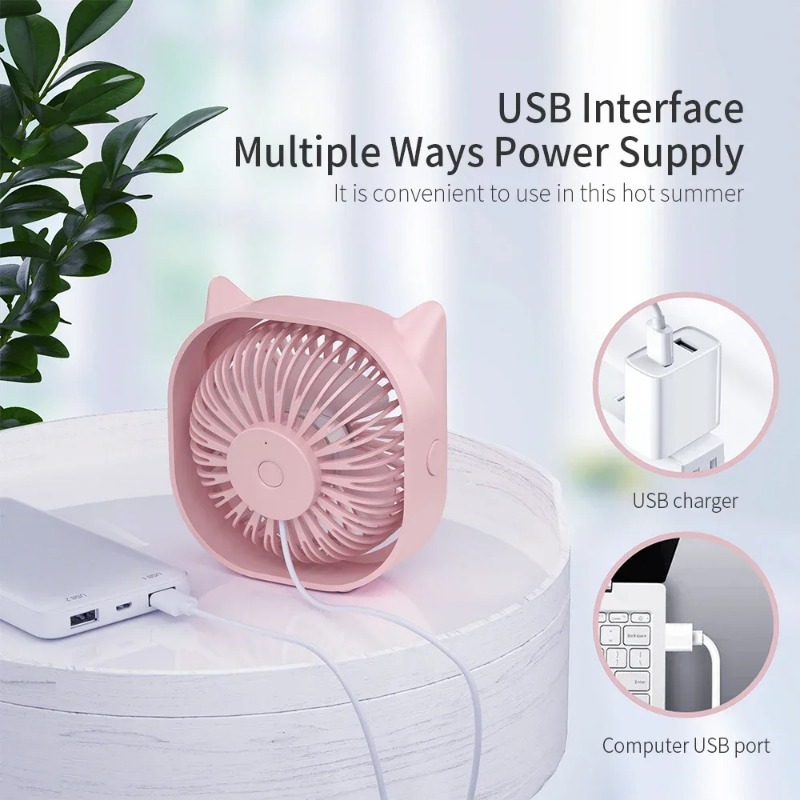 Mini USB Fan Table Small Fan E - Electronics And Gadgets Ce 评论和价格