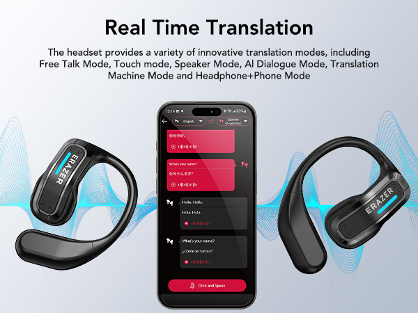 ERAZER X8 Real Time Translatio - Headphones Wireless 评论和价格