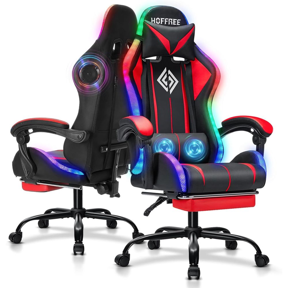 RGB Gaming Chair with Bluetoot - Bluetooth Speaker 评论和价格