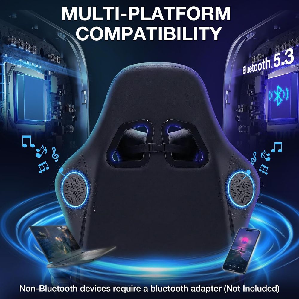 RGB Gaming Chair with Bluetoot - Bluetooth Speaker 评论和价格