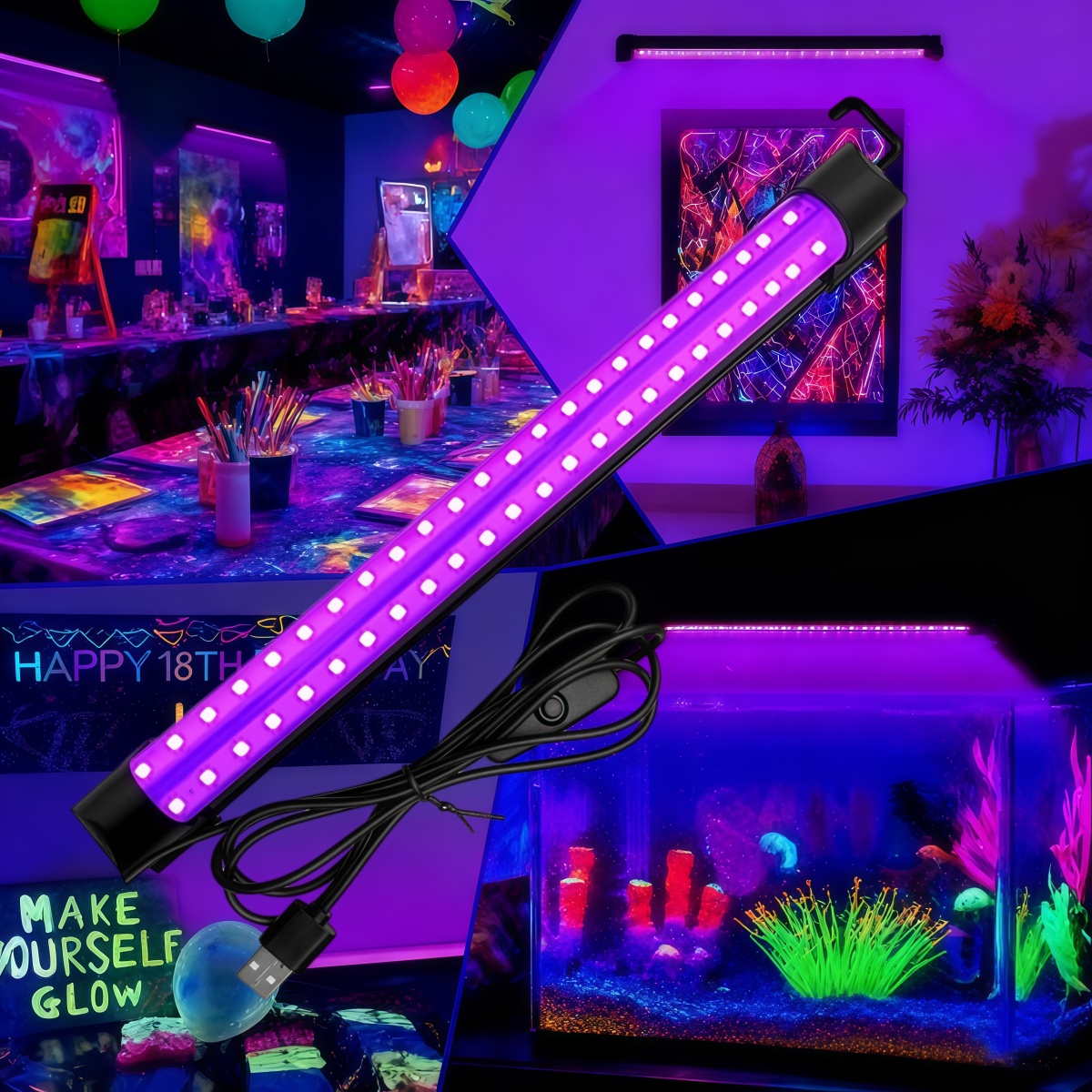 Black Light Tube 5W/10W USB  P - Usb Hub 评论和价格