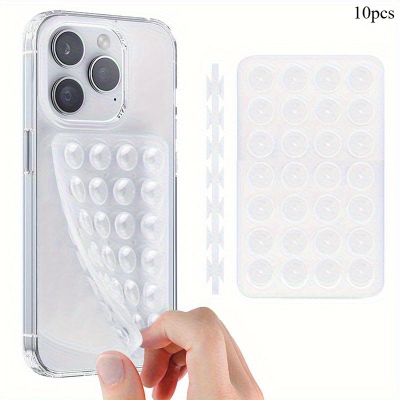 10Pcs Double-Sided Silicone Su - Phone Holder 评论和价格