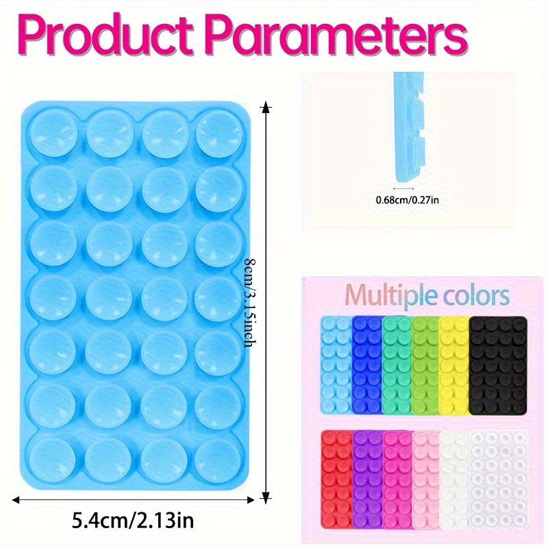 10Pcs Double-Sided Silicone Su - Phone Holder 评论和价格