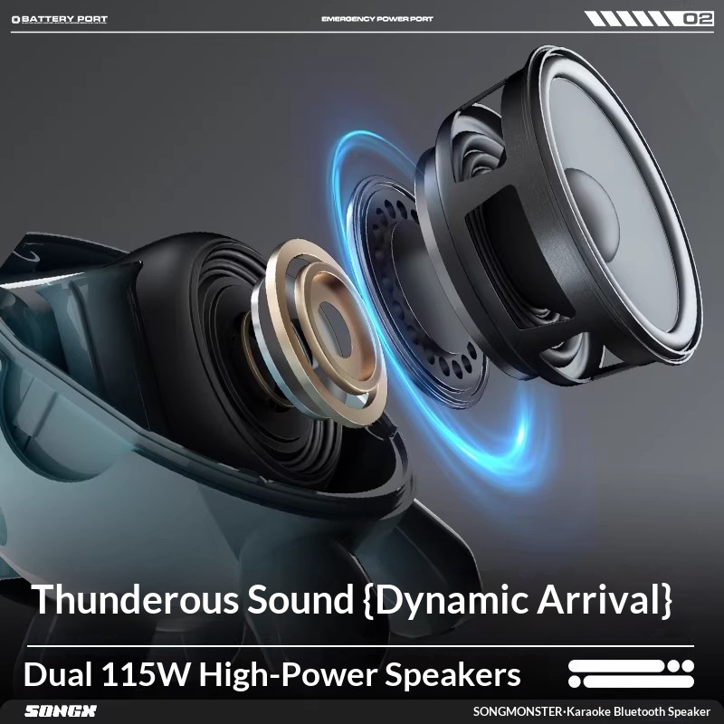 SONGX Audio Dual Microphone Du - Bluetooth Speaker 评论和价格