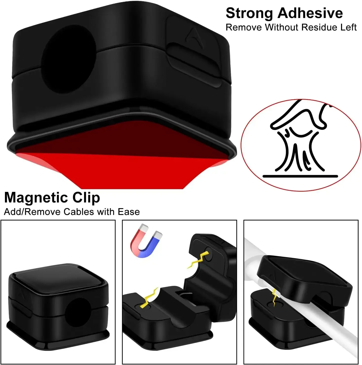 Mini Cable Organizer Holder Ma - Cable Organizer 评论和价格