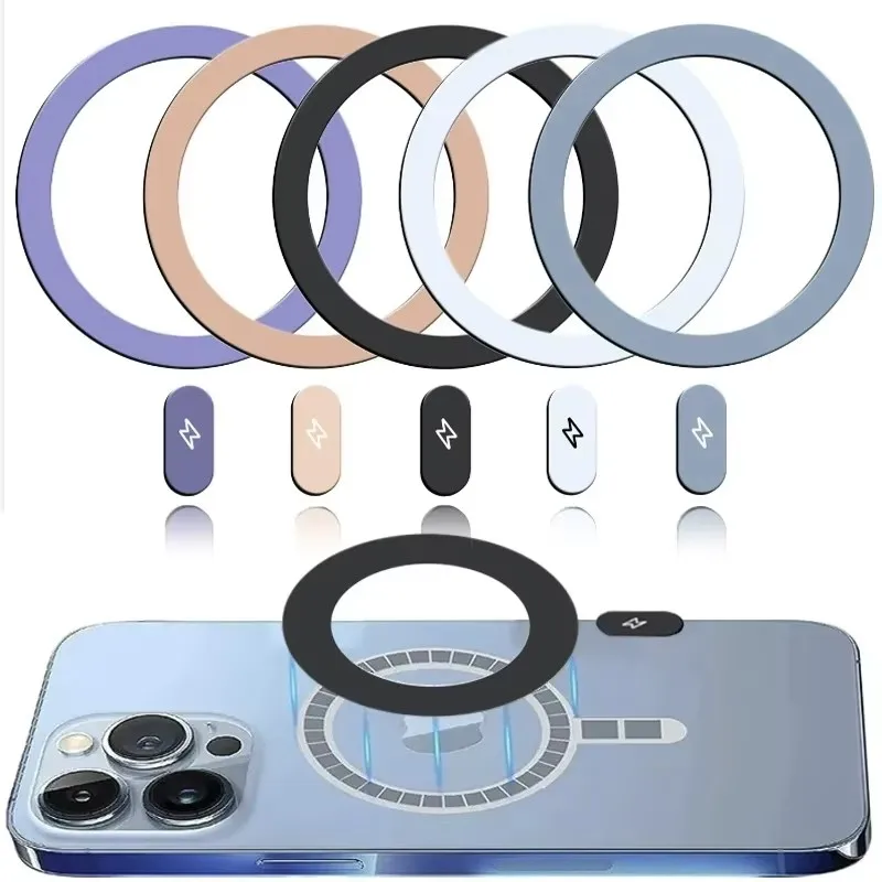5/1Pcs Metal Plate Sticker Rin - Wireless Charger 评论和价格